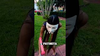 A megan le robaron la patineta 😱 shorts video youtubeshorts [upl. by Eedak981]