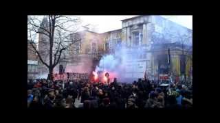 quotRote Flora Demo eskaliert Schwere Krawalle in Hamburg [upl. by Marchal884]