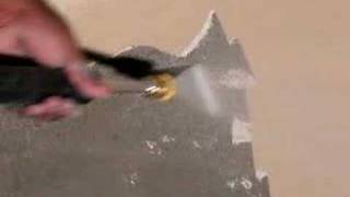 Removing emulsion paint [upl. by Odlanier]