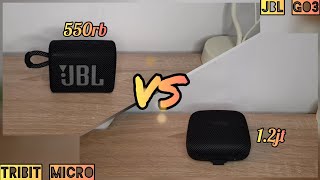 JBL Go 3 VS Tribit Stormbox Micro  Sound Battle [upl. by Dygal]