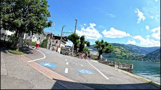 30 minute Indoor Cycling Workout Kaprun to Zell am See Austria Alps 4K Video [upl. by Rosco207]