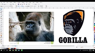 Learn Coreldraw Simple Techniques with Ahsan Sabri  Gorilla Mascot Logo [upl. by Brigitte451]