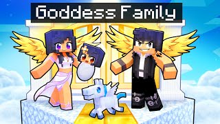 Having a GODDESS FAMILY in Minecraft [upl. by Carolynne]