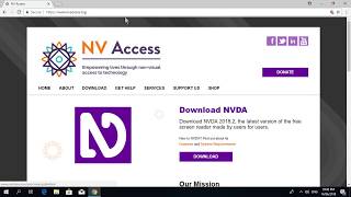 how to download and install Nvda screen reader in Hindi [upl. by Rosalba]