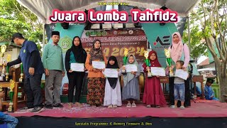 Part 20 Pemenang Juara Lomba Tahfidz TK amp RA Gebyar MILAD Ke68 MI ALHUDA 1 Pandanarum [upl. by Adleremse981]