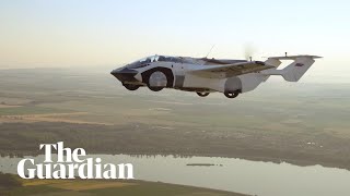 Flying car makes successful test run between airports in Slovakia [upl. by Gabbi773]