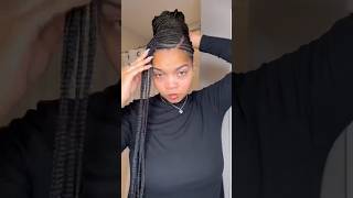 Styling My Braids 💕 braids stylingbraids knotlessbraidshairstyles hairstyles [upl. by Osman]