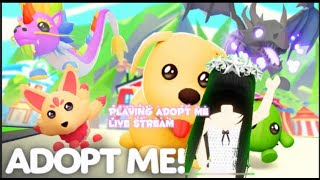 Playing adopt and more lots of trading giveaway at 830 subs [upl. by Nadeau156]