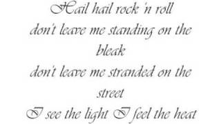 Garland Jeffreys Hail Hail Rock N Roll lyrics [upl. by Che]