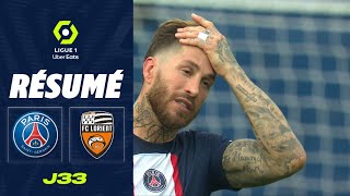 PARIS SAINTGERMAIN  FC LORIENT 1  3  Résumé  PSG  FCL  20222023 [upl. by Bernetta]