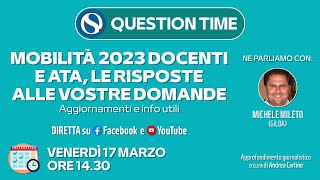 Mobilità Ata tutte le risposte alle vostre domande Question Time con Mileto Gilda [upl. by Grizel]