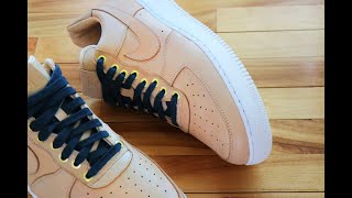 Hand making a pair of Nike Air Force 1 [upl. by Weidman]