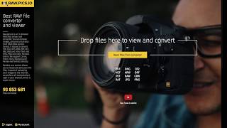 Rawpicsio online raw converter introduction [upl. by Ariajay8]