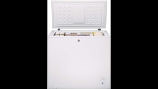 GE 7 Cu Ft White Chest Freezer Review [upl. by Canon522]