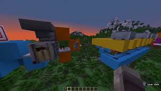 Minecraft super simple 256 furnace array Emotional Recipe for noobs [upl. by Wilona]