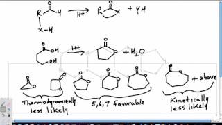 Lactone Formation Reactions [upl. by Etnaud]