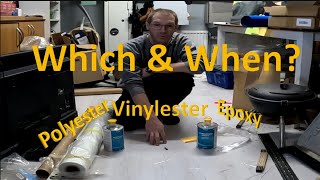 Epoxy vs vinylester vs Polyester [upl. by Nellaf]