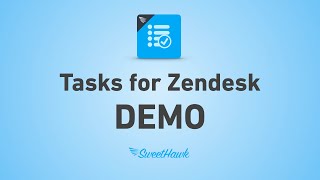 DEMO of the Tasks app for Zendesk [upl. by Klimesh]