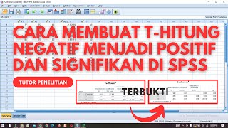 Cara mudah membuat variabel tidak berpengaruh menjadi berpengaruh signifikan dengan teknik LN [upl. by Ahsien]