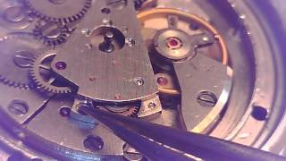 Slava 2427 auto winder disassembly [upl. by Yruama805]