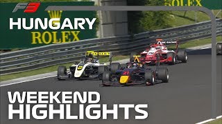 Formula 3 Round 5 Highlights  2019 Hungarian Grand Prix [upl. by Ellenhoj322]