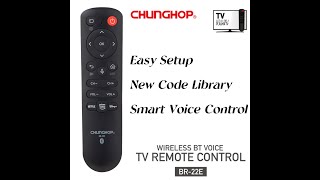 CHUNGHOP Bluetooth Voice LEDLCD TV Remote Control BR 22E For LG [upl. by Keir]