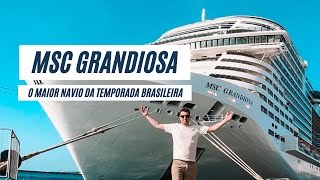 CRUZEIRO MSC GRANDIOSA NO BRASIL  Vale a pena mesmo [upl. by Beare]