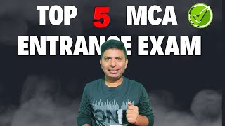 TOP 5 MCA ENTRANCE EXAM IN 2024 [upl. by Tali]