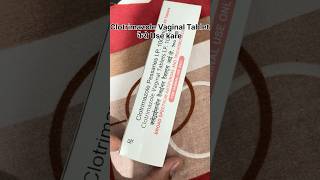 Clotrmazole Vaginal Tablet kaise use kare nursing medication suppositories pessaries shorts [upl. by Assennej87]