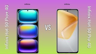 Infinix Hot 50 Pro 4G vs Infinix Hot 50 Pro 4G  Full Comparison [upl. by Fatsug131]