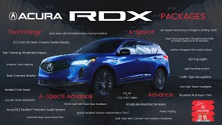 2024 Acura RDX complete feature amp package breakdown with pricing [upl. by Atikkin]