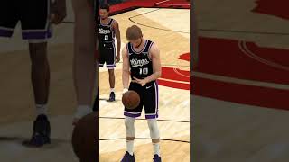 NBA 2K24 Domantas Sabonis Free Throw Routine shorts [upl. by Edison]