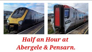 Half an Hour at 453  Abergele and Pensarn Railway Station 24022024  Transport for Wales Avanti [upl. by Dayir901]