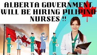 PART 1 ALBERTA CANADA WILL BE HIRING PILIPINO NURSES [upl. by Tana]