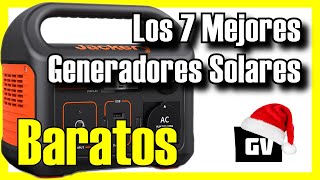 ⚡☀️ Los 7 MEJORES Generadores Solares BARATOS de Amazon 2024✅CalidadPrecio Portátiles [upl. by Acimaj]