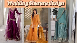 quotWedding Sharara Designs 2024  Latest Pakistani Bridal Sharara Suits  2024 Fashion Trends [upl. by Ajnat]