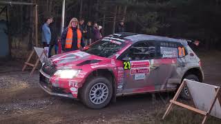 Lausitz Rallye 2024 ss8 Powerstages Mål 21 JPRACING DK [upl. by Sevart]