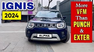 2024 Maruti IGNIS Alpha 761 Lakh🔥  NEW Features Added [upl. by Saiasi]