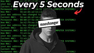 Automatically Change Mac Address every 5 Seconds  Kali Linux 2024 [upl. by Eddy]