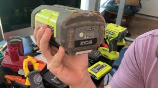 Ryobi 40v repair amp capacity test [upl. by Tracay]