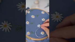 Bullion stitch flower embroidery embroidery stitch bullionknotstitch bullionknot collected diy [upl. by Aurelio608]