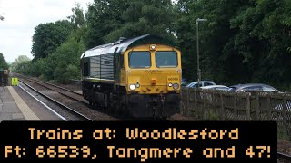 Trains at Woodlesford ft Tangmere and 1500 diverts [upl. by Milewski]