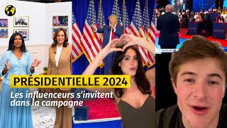 Les influenceurs éléments clés de la campagne présidentielle américaine [upl. by Kermit934]