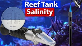 Reef Tank Salinity  Ranges Refractometer Neptune Apex Conductivity probe [upl. by Idaf]