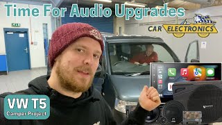 Audio Upgrade Time  VW T5 Camper Project [upl. by Marybella]