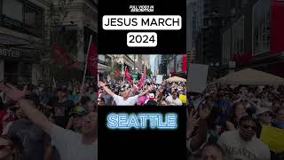 LIVE Footage of the Seattle Jesus March 2024 [upl. by Gulgee]