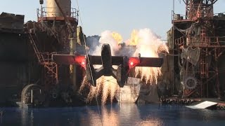 WaterWorld stunt show at Universal Studios Hollywood [upl. by Silma657]