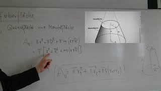 Berechnung der Kegelstumpfoberfläche [upl. by Baniez]
