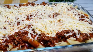 ALMOÇOJANTAR FÁCIL E RÁPIDO  Receita com carne moída e macarrão  Receitas fáceis e rápidas [upl. by Aushoj982]