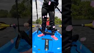 Jazzy Jessicas Kayaking fun kayaking irishadventure lake galway fyp [upl. by Ynnod]